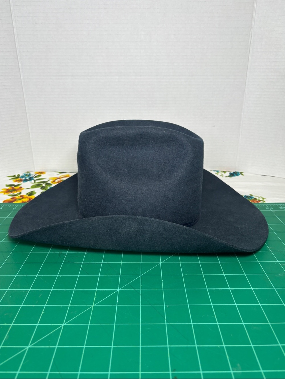 Vintage Biltmore Western Navy Cowboy Hat 7 1/4 Canadian Made